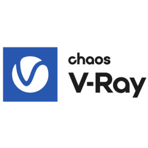 V-Ray Logo blau neu